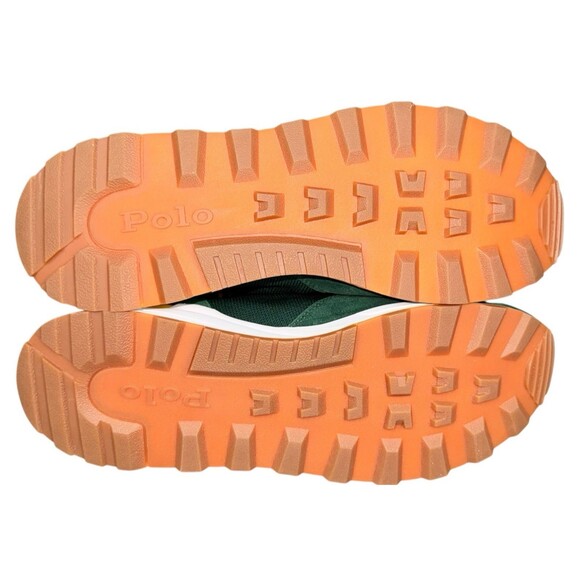 Polo Ralph Lauren Trackstr 200 II Mens Size 14 Sneakers Green Pony Shoes New - Picture 7 of 9